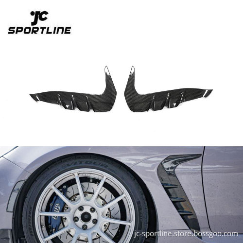 JCSportline BRZ Carbon Fiber Side Fender Vents for 2022-2023 Subaru BRZ STI Style